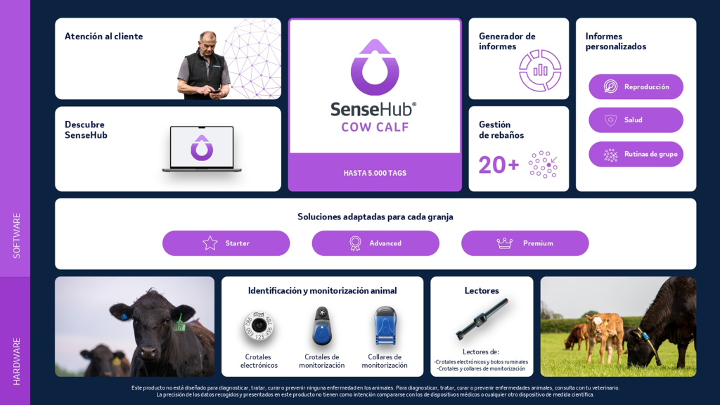 Tablet with sensehub app in purple
